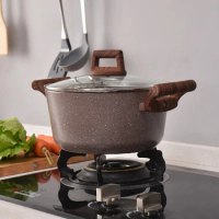 Maifan Stone Soup Pot, Non-stick Pot, Steamer, Household Hot Pot, Stew Pot, Dormitory Instant Noodle Pot, Induction Cooker Pans