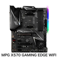 For MSI MPG X570 GAMING EDGE WIFI Motherboard AM4 LGA1200 DDR4 ATX X570 Mainboard 100% Tested OK Fully Work Free Shipping