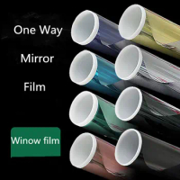 HOHOFILM 10m/15m/20m/30m Window Film Mirror Glass Sticker Glue Tint Reflective One way sun block Glass Sticker home Window tin