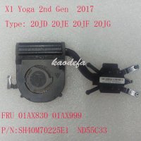 X1Yoga radiator For Thinkpad X1 Yoga 2nd Gen FAN 2017 TYpe: 20JD 20JE 20JF 20JG FRU 01AX830 01AX999 P/N:SH40M70225E1 ND55C33