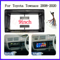 2din Car RADIO Frame Fascias For Toyota Townace 2008-2020 9" big screen Android car Radio Dask Kit Fascia