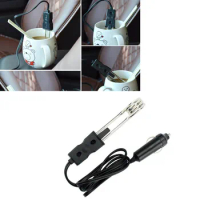 12V 120W Portable Electric Car Immersion Tubular Water Heater For Travel Camping Picnic Mini Boiler Hot Water Coffee Kettle