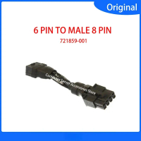 721859-001 GPU POWER ADAPTER FEMALE 6 PIN TO MALE 8 PIN POWER CABLE for HP Z420 Z440 Z620 Z640 Z820 