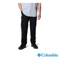 Columbia 哥倫比亞 男款-防曬UPF50快排兩截式長褲-黑色 UAE98340BK/JS