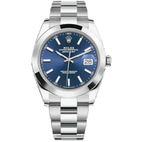 ROLEX 勞力士126300 Datejust 蠔式恆動易調鏈帶腕錶藍面-41mm