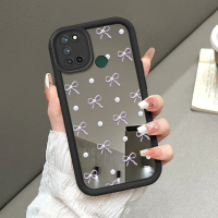 Cocok Untuk Realme 7i C17 Case Kupu-kupu Lucu Cermin Casing Silikon Tahan Benturan 8689
