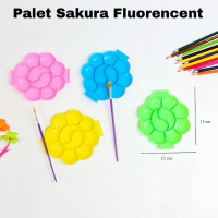 MJ Palet Cat Air BIOLA Fluorencent(12pc) /Palet Gambar/Piring Cat Air