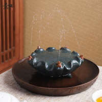 紫砂壺承托盤干泡臺茶具配件五子登科茶寵擺件精品可養茶壺底座