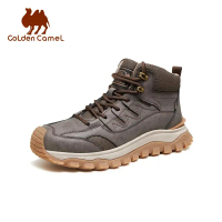 Giày đi bộ ngoài trời GOLDEN CAMEL, giày mùa đông nam đế dày, giày thể thao cao cổ cho nam mùa thu