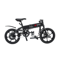 EU Stock DYU A1F 16 Inch Mini Two Wheel Portable Folding Electric Bike Citycoco SUV Ebike For Adult Bicycle