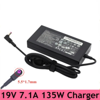 135W 19V 7.1A 5.5x1.7mm Laptop Charger for ACER Aspire V17 NITRO 5 AN515-52 N17C1 PA-1131-16 ADP-135KB T Power Adapter