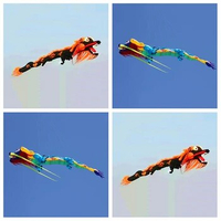 free shipping 15m dragon kite flying for adults professional wind kite pendant soft kites traditional chinese kites kevlar rope