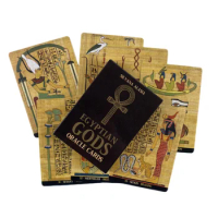 Egyptian Gods Oracle Cards Tarot Divination Deck English Vision Edition Board Playing Game For Party