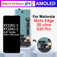 Edge X Display For Motorola Moto Edge 30 ultra LCD XT-2201 display Touch Panel Screen Digitizer For Moto X30 Pro LCD XT2241-1