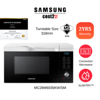 Samsung 28L Convection Microwave Oven With Hotblast ™ |   MC28M6035KW/SM MC28M6055KK/SM (Microwave O