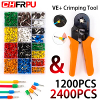 wire connect 400/415/750/900pcs-BOX Crimping tool Insulated connector Terminal Crimp Terminator cold pressed insulated terminal