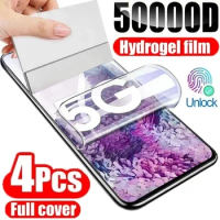 4PCS Full Cover Hydrogel Film For Samsung Galaxy A50 A51 A52 A70 A71 A72 A73 A33 A53 Screen Protector For Samsung A40 A12 A21S