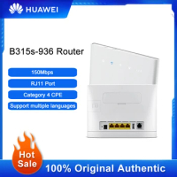 Original Huawei B315s-936 4G CPE Router 150Mbps Wireless Mobile Hotspot High Speed Wifi Repeater Sim Card Slot For Home Office