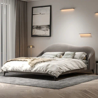 【橙家居·家具】/預購/雲朵軟包床架六尺 AOZ-M9012(售完採預購 床架 主臥床 雙人床 造型床架)