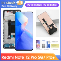 Screen for Xiaomi Redmi Note 12 Pro 5G Lcd Display Touch Screen with Frame for Redmi Note 12 Pro+ Note 12 Pro Plus 22101316UCP