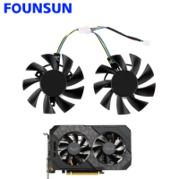 New 75MM FD8015U12D Cooling Fan For ASUS GTX 1660 Ti RTX 2060 TUF GAMING OC Graphics Card Cooler Fan PLA08015S12HH T128015SU