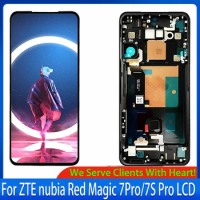 6.8''Original For ZTE nubia Red Magic 7 Pro NX709J LCD Screen Touch Digitizer Assembly For ZTE nubia Red Magic 7S Pro NX709S LCD