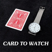Card To Watch Playing Card Change To Watch Close Up Magic Magia Magie Street Illusion Gimmick A Visual Changing Magic
