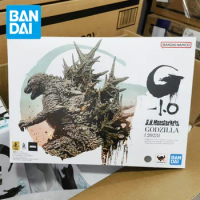 In Stock Original Bandai S.h.monsterarts Shm Godzilla -1.0 Godzilla 2023 16cm Anime Figure Model Collectible Room Decoration Toy