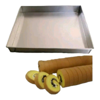 loyang bolu gulung ukuran 22 x 26, 24 x 28, 26 x 30 tinggi 4 cm