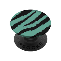 強強滾-碧綠斑馬【R&amp;F聯名 PopSockets 泡泡騷二代 PopGrip】 美國 No.1 時尚手機支架