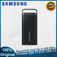 Original NEW SAMSUNG Portable SSD T5 EVO 2TB 4TB 8TB PSSD Solid State Drive Type-c USB 3.2 read Up to 460 MB/s for PCs Laptops