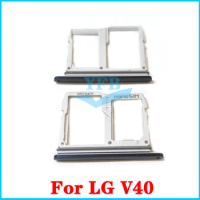 For LG V40 V20 V30 Sim &amp; SD Card Reader Holder Tray Slot With Waterproof Container Replacement