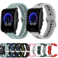 Strap For Xiaomi Huami Amazfit Bip S / Bip Lite Smartwatch Silicone Wristband For Amazfit BIP U pro Band 20mm 22mm Bracelet Belt