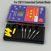 5PCS CB15 CB15UA-5 Cemented Carbide Blades 30/45/60degree For Graphtec CE5000 CE3000 CE6000 FC8600 FC8000 Cutting Knife Blade