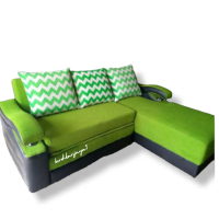 sofa L bed + 3 bantal free ongkir bandung
