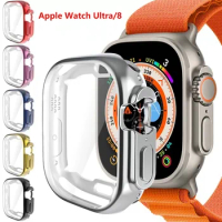 Screen Protector for Apple watch case 44mm 40mm 45mm 41mm 49mm Full Cover Bumper iwatch apple watch series Ultra 8 7 6 se 5 4 3