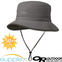 Outdoor Research 超輕防曬抗UV透氣可調可收折中盤帽子_深灰