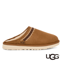 【UGG】男鞋/穆勒鞋/拖鞋/毛毛拖/Classic Slip-On Atherson(栗子棕-UG1162330CHE)