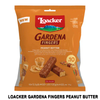 Loacker Gardena Fingers Peanut Butter (12.5g x 10s) | Mini Size Wafers