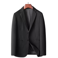 【巴黎精品】現貨+預購 西裝外套休閒西服(輕奢商務黑色經典男外套p1ac68)