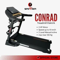 [SPORTKER] Alat Olahraga treadmill Elektrik Conrad | Manual Incline Sportker Makassar | Alat Fitness