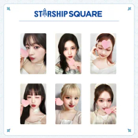 6Pcs/Set Kpop Hot Idol IVE 2024 SSGT High Quality Lomo Cards Decoration Collection Postcard Wonyoung Yujin REI LIZ Gaeul Leeseo