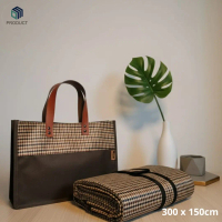 Tikar Lipat Piknik Jumbo 300x150 cm Anti Air & Anti Slip Ideal untuk Acara Luar Ruangan dan Camping 