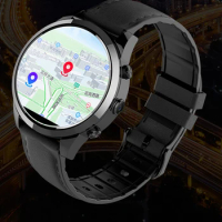 metal strap Android 4g lte Smart watch man GPS navigation WIFI heart rate monitor sleep monitor bluetooth smartwatch wristwatch