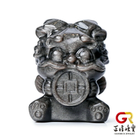 銀曜石 咬金獸 媽祖 貔貅 不倒翁達摩 龍龜 貓頭鷹 九尾狐 醒獅 悟空 葫蘆 銀曜石擺件｜款式多選