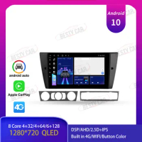 9'' Android 10.0 Car multimedia Player Stereo Radio for BMW 3 Series E90 E91 E92 E93 2005~2013 GPS Navigation Bluetooth 4G USB