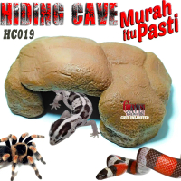 HC019 A HIDING CAVE GOA PERSEMBUNYIAN REPTILE INSECTA HIDINGCAVE PLACE GECKO BALL PHYTON TARANTULA K