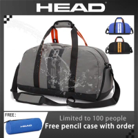 HEAD Waterproof Travel Bag Crossbody Duffel Handbag with Shoes Compartment,Men Women Sports Gym Bags for Weekender Fitness Coach