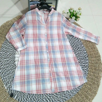 tunik kotak-kotak import Allyzzia