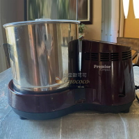 臥式栗色堅果磨醬機開心果芝麻花生可可豆石輪研磨機220V印度原廠進口巧克力精磨機